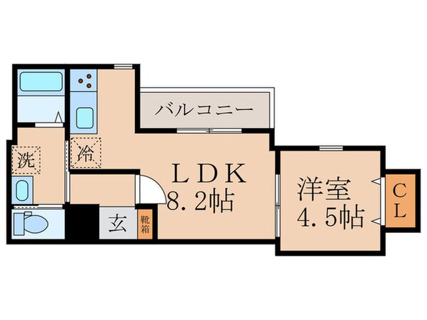 仮）Recuerde桃山町泰長老の物件間取画像